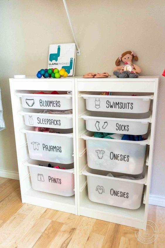 Cute Dresser Drawer Labels by Practically Functional