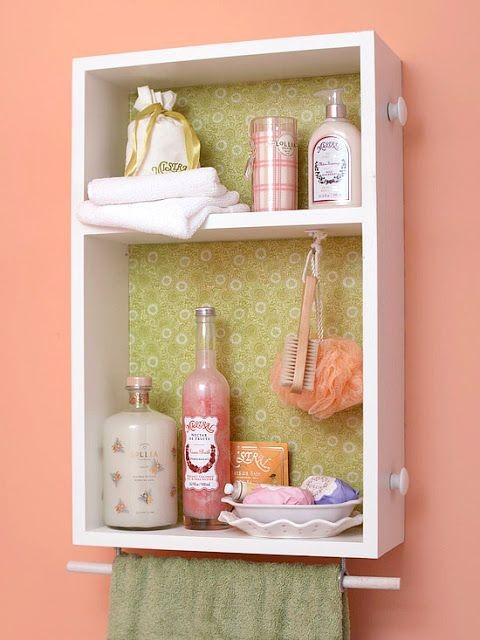 DIY Kitchen Bathroom Shelf Organizer