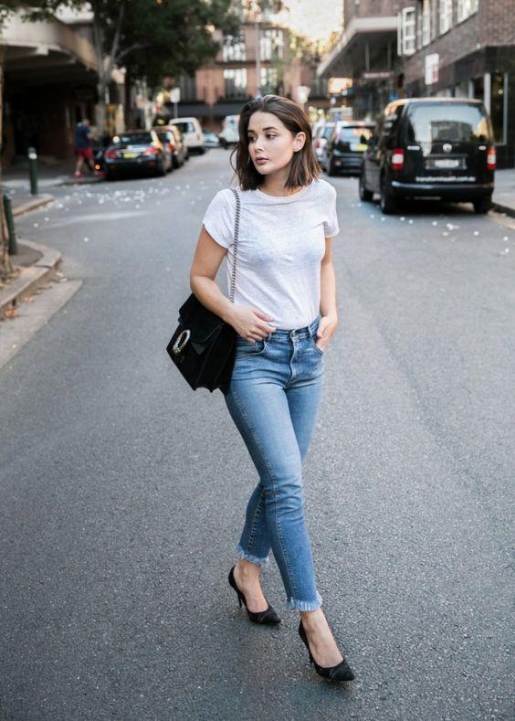 T-shirt and Jeans