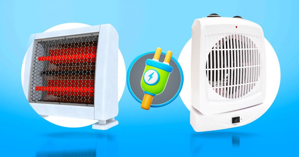 ceramic heaters vs fan heaters