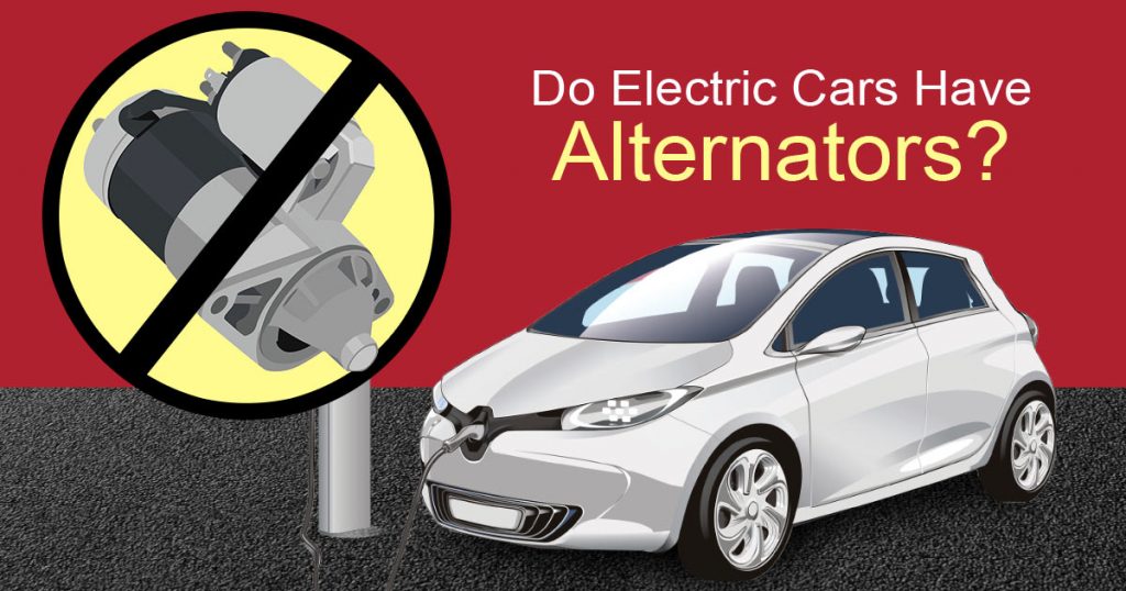 do electric cars have alternators