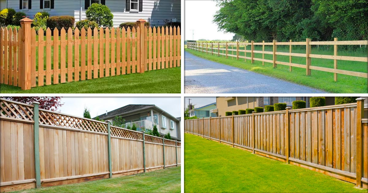 types-of-wooden-fences