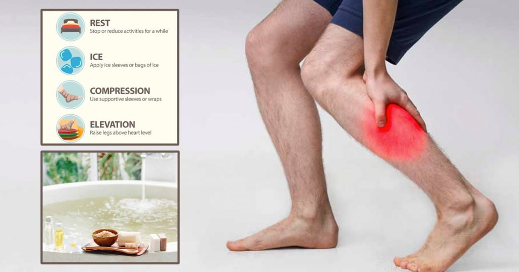 leg pain treatment at home