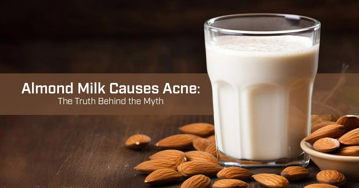 does almond milk cause acne