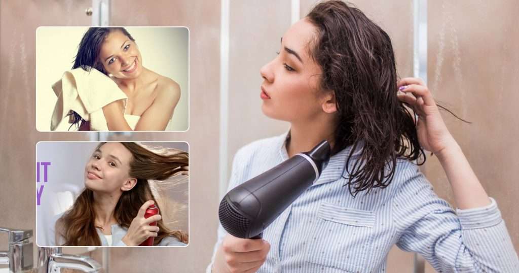 how to dry hair without damaging