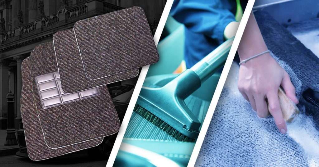 manually cleaning car carpets easily