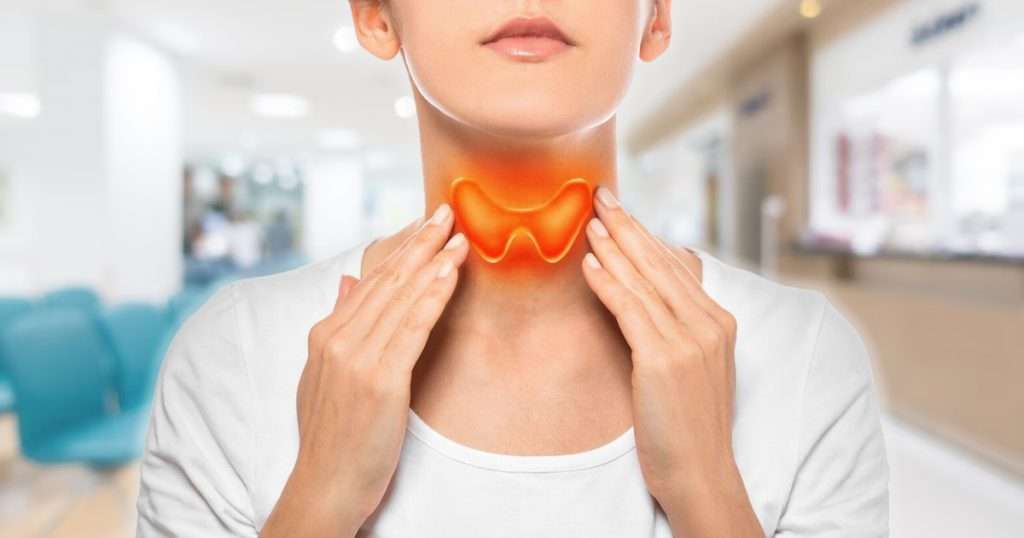atrophic thyroid gland