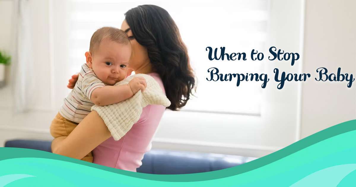 when do you stop burping a baby