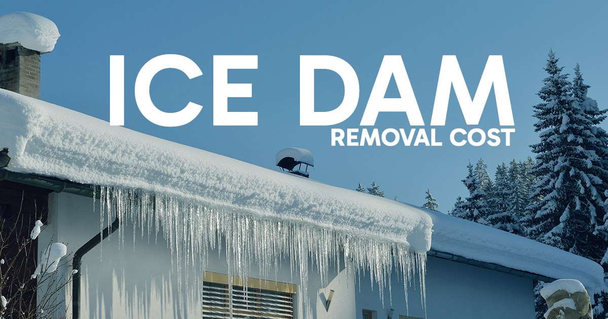 ice dam removal cost