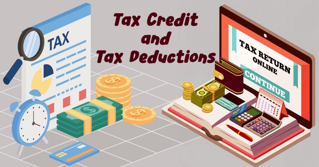 What is the difference between tax credits and tax deductions