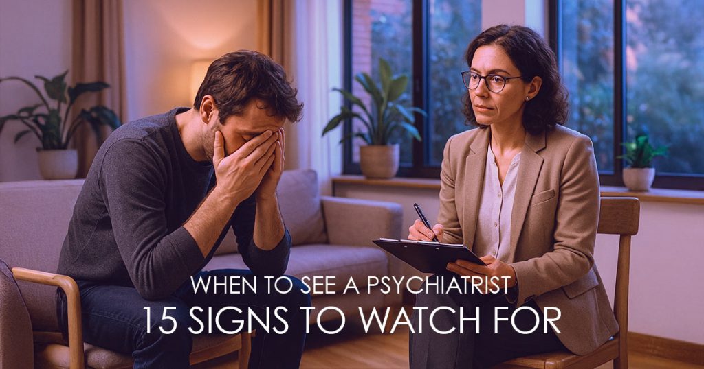 When to see a psychiatrist