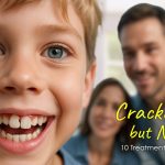Tooth cracked in half no pain