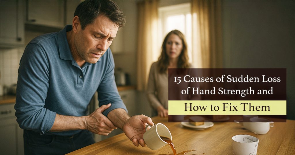Sudden loss of hand strength