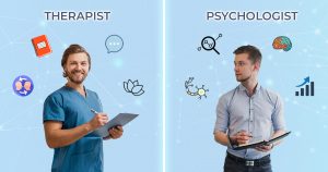 Difference between therapist and psychologist